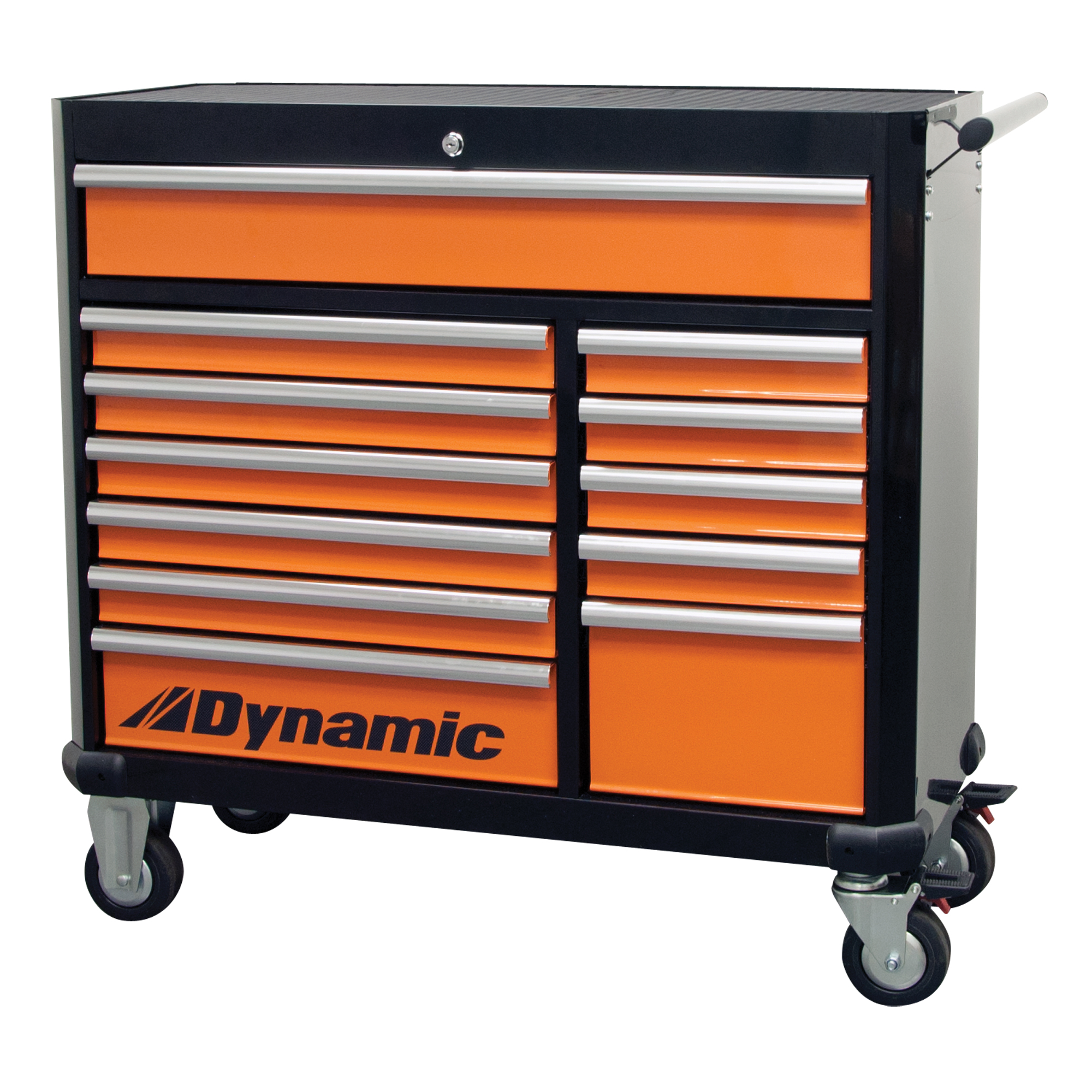 Dynamic Armoire à outils mobile, 12 tiroirs, 42" la x 18" p x 41" h