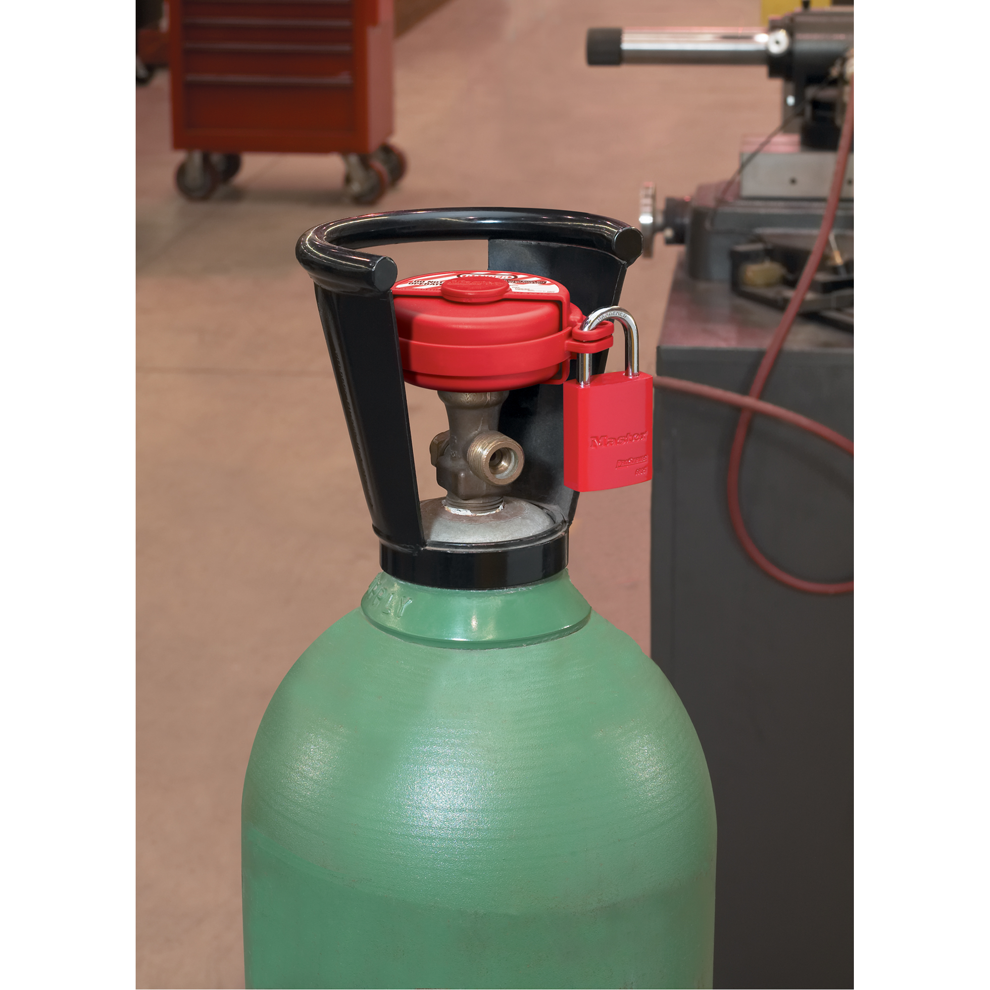 Master Lock Pressurized Valve Lockout, Gas Cylinder Type Chandler Sales